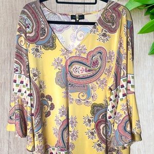 Melissa page size one X yellow tunic